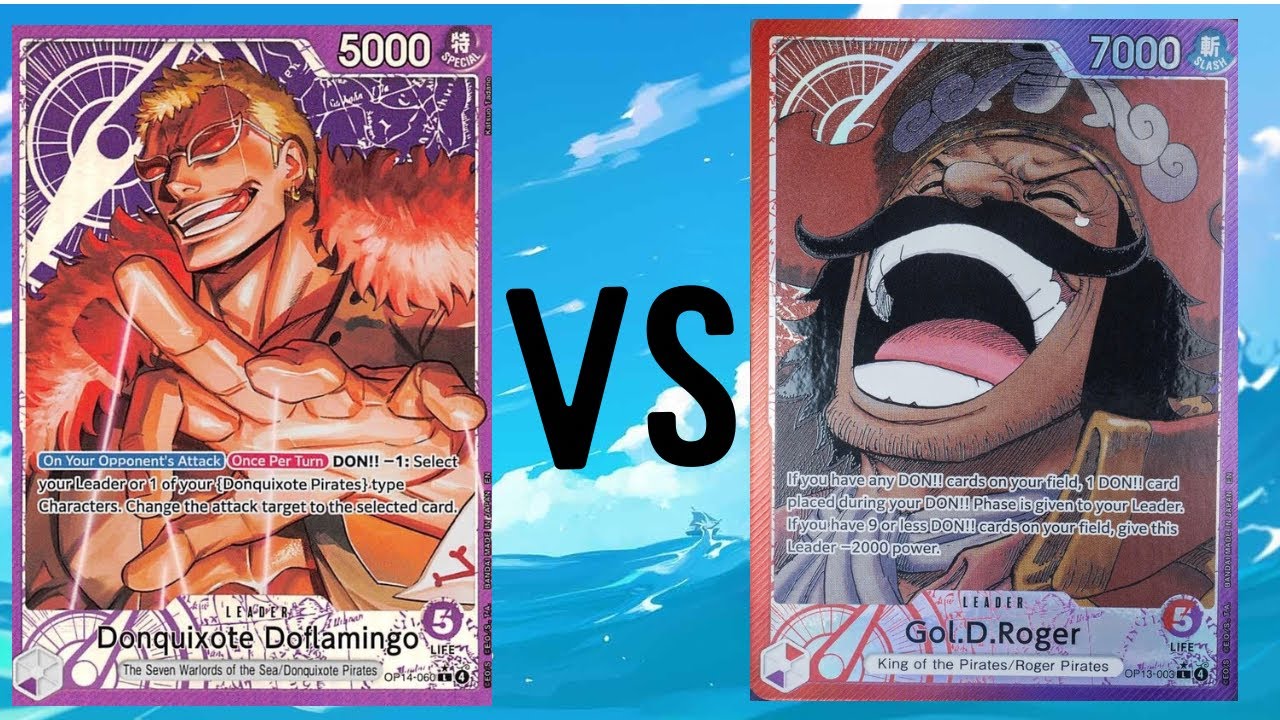 [OP-14] P DOFFY VS R/P ROGER ONE PIECE TCG!!