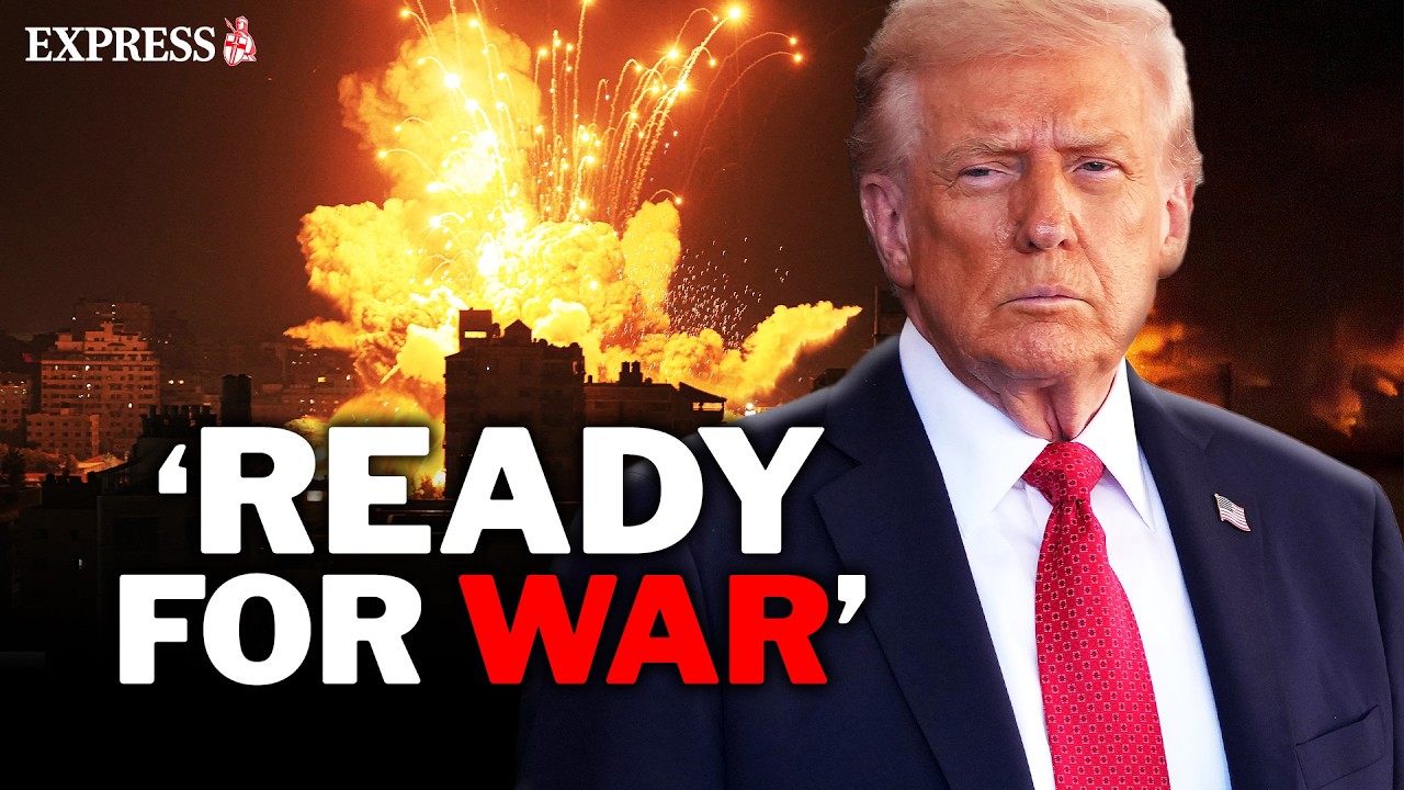 Trump 'ready to strike Iran IMMINENTLY' as US military manoeuvres for WAR