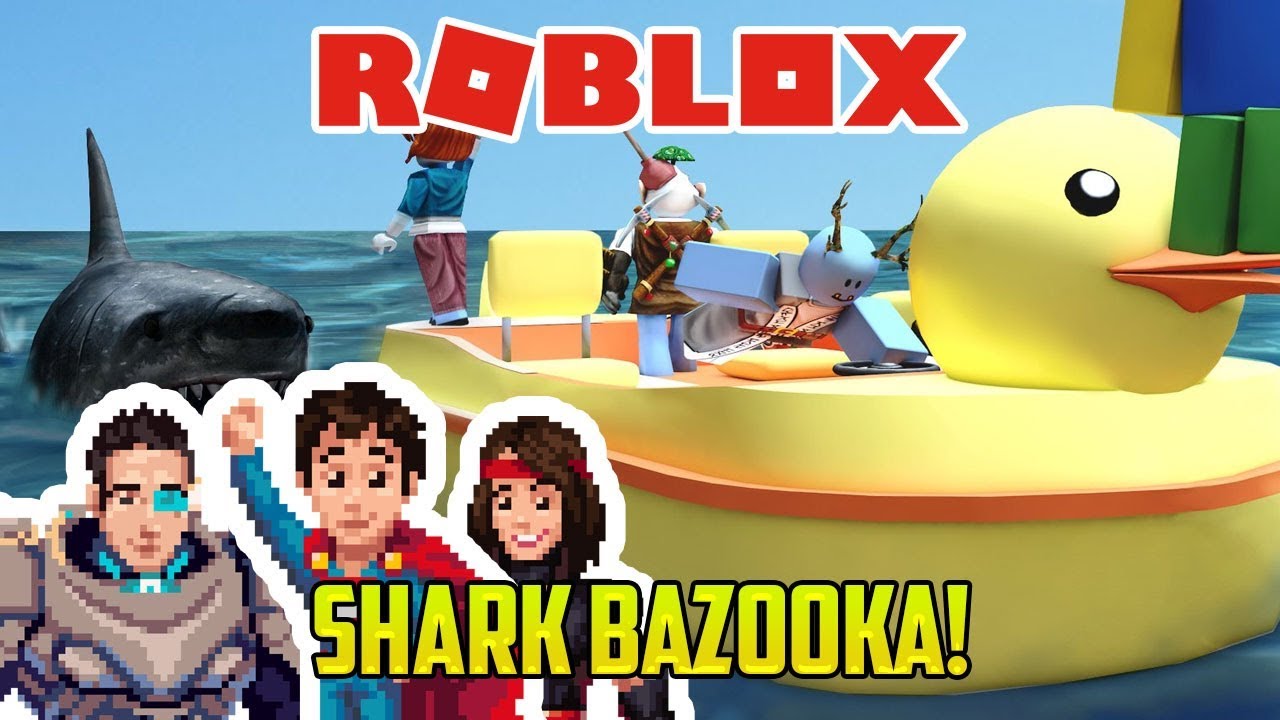 Roblox: BOOPING SHARKS WITH BAZOOKAS
