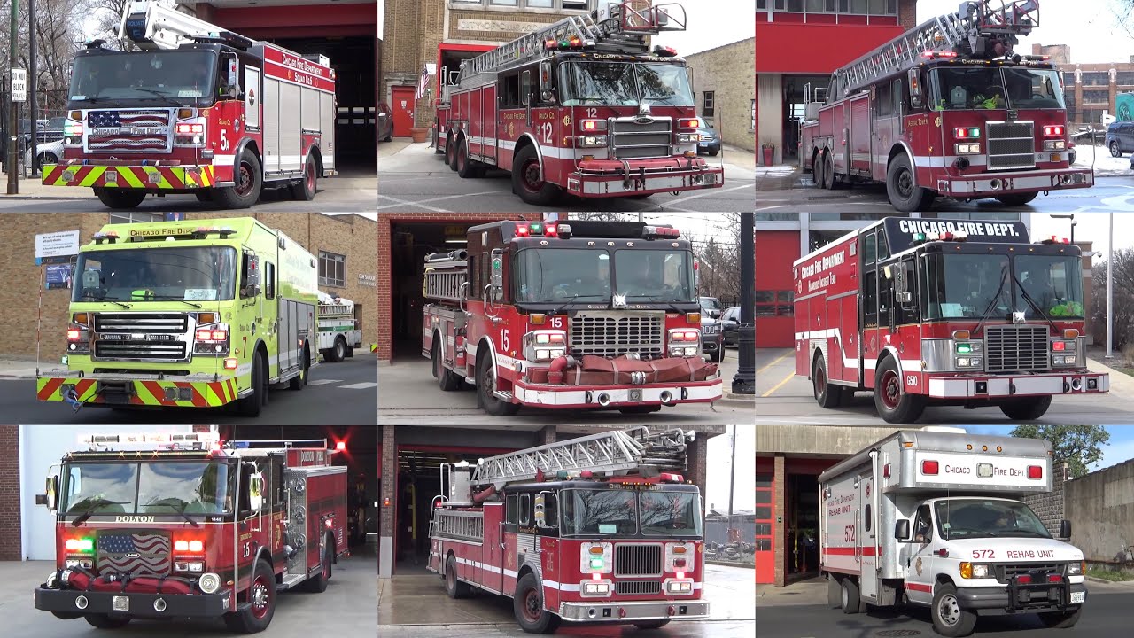 Fire Trucks, EMS, & Police Responding: Best of 2024 Compilation Part I