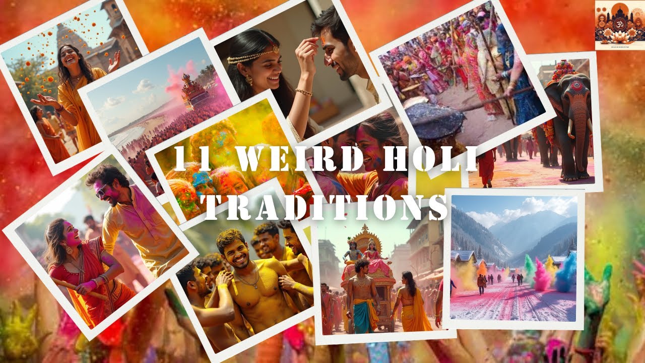 11 Weird Holi traditions