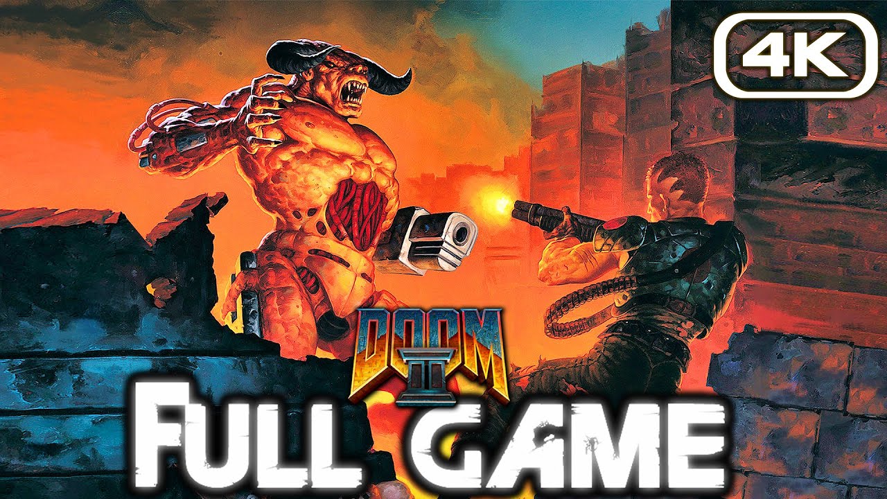 DOOM 2 Gameplay Walkthrough FULL GAME (4K 60FPS) No Commentary