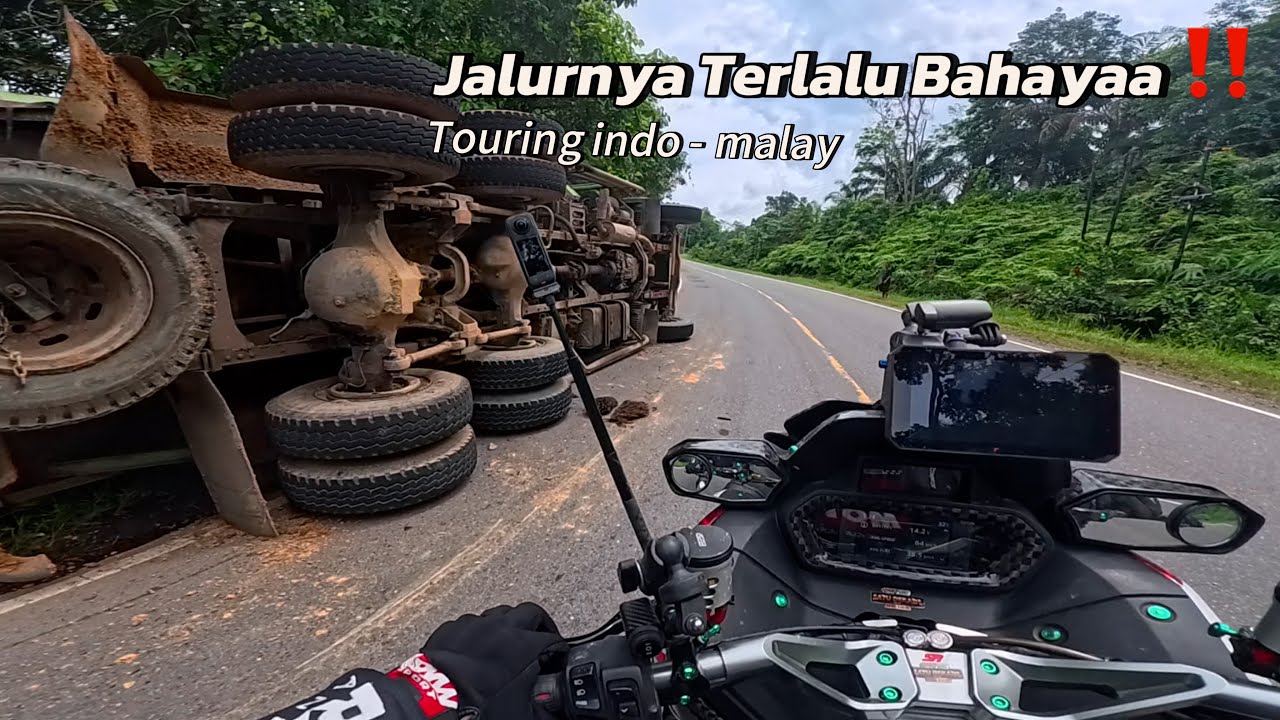 Banyak Truk Keguling‼️Lengah Dikit Langsung Jatuh w/ #akangmv | Duo Xmax 300cc