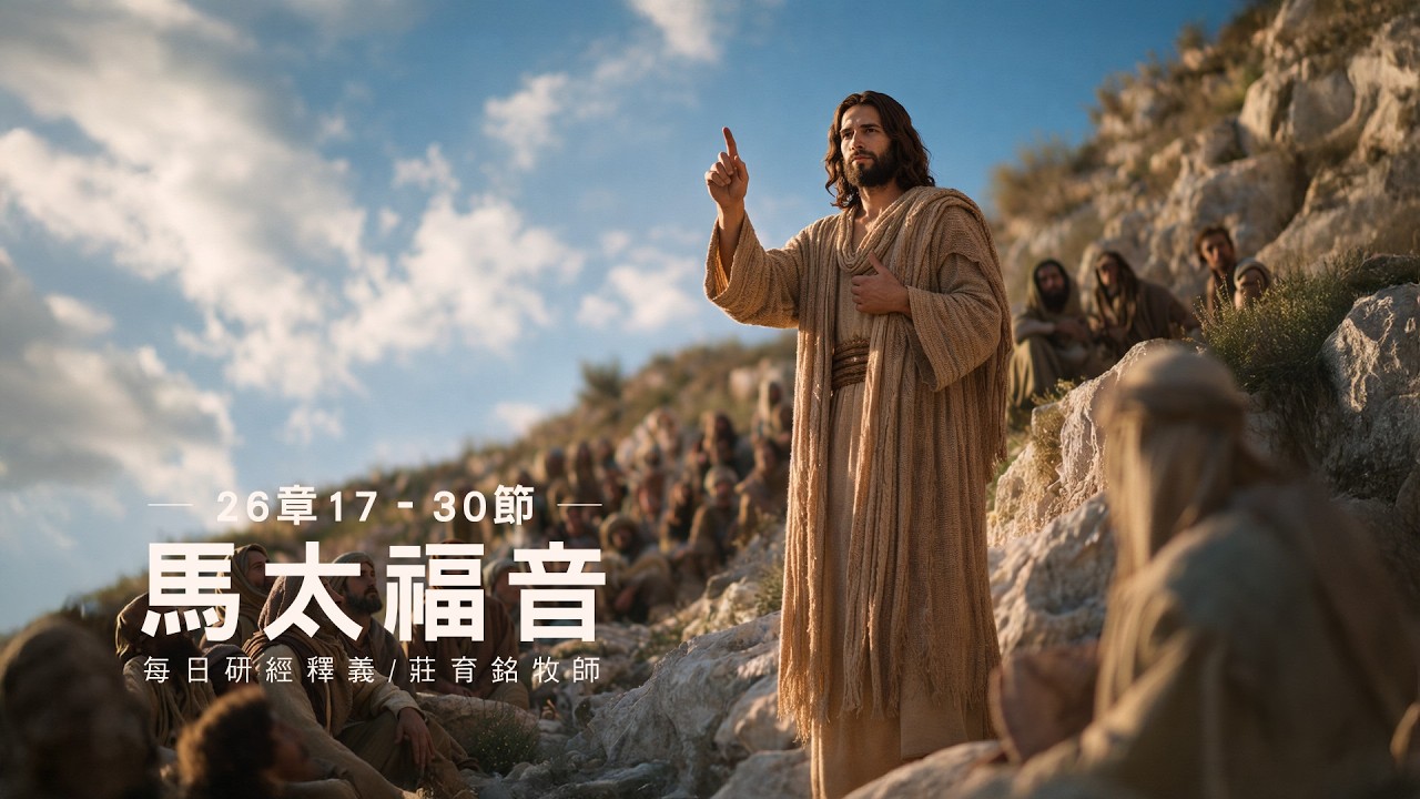 260315 馬太福音 26章 17~30節 耶穌與門徒的最後晚餐 (附小組討論題庫於留言區)