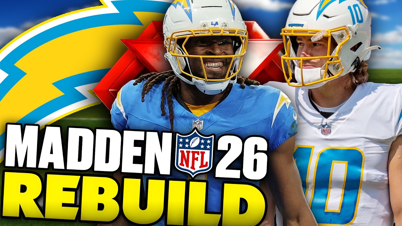 Quentin Johnston Becomes an X Factor! Rebuilding The Los Angeles Chargers on Madden 26 Franchise