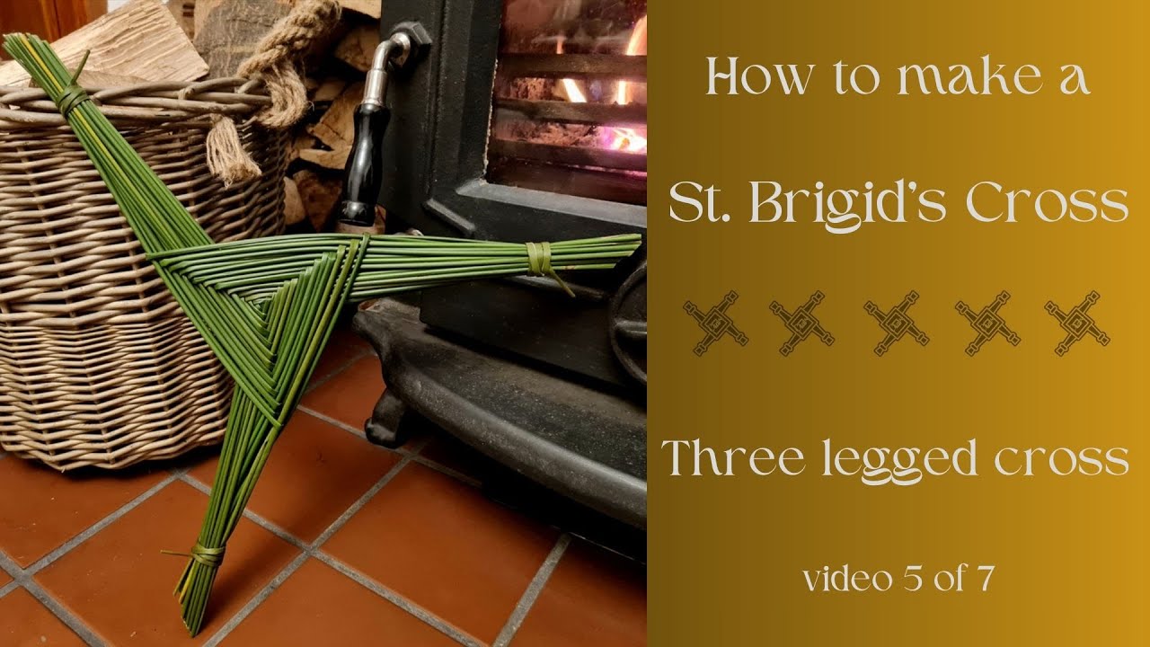 How to make a St. Brigid’s Cross | Three-armed cross | Craft Tutorial