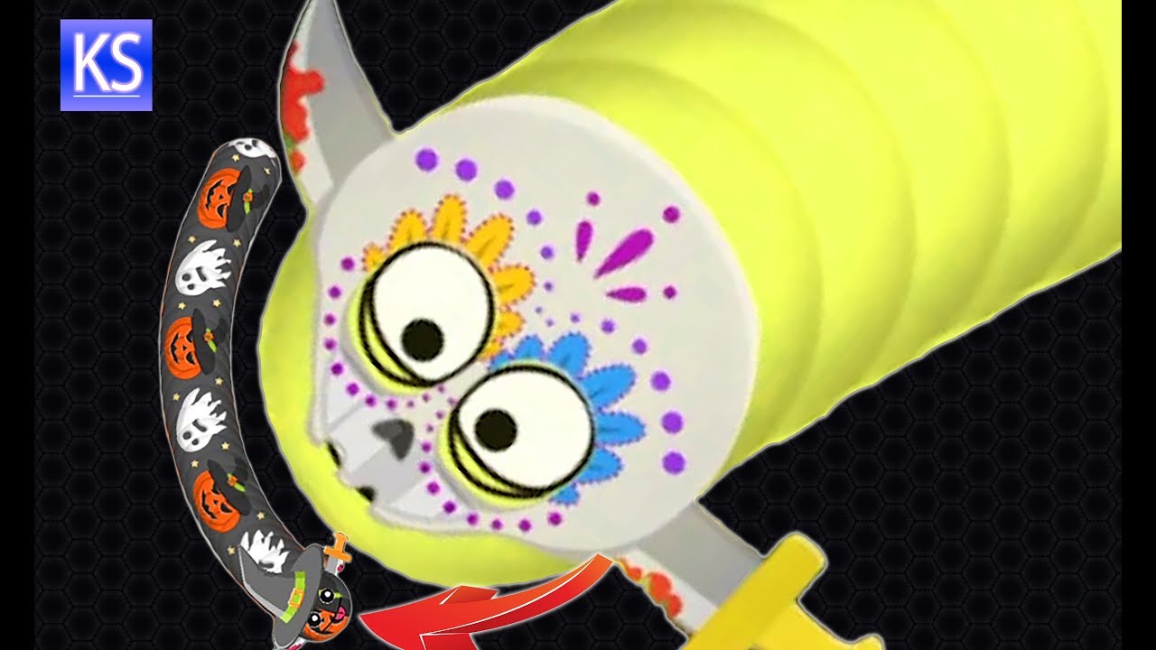 New Halloween 2018 Skins Update - Epic Tiny Wormateio Killing Giant Wormateio Best Gameplay