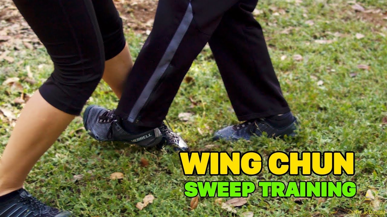 Wing Chun Chi Gurk Sweep Training | Core JKD Wing Chun Trapping