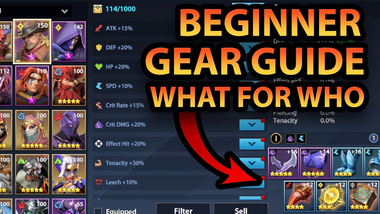 Infinite Magicraid : WHICH GEAR TO CHOSE !? BEGINNER GUIDE !