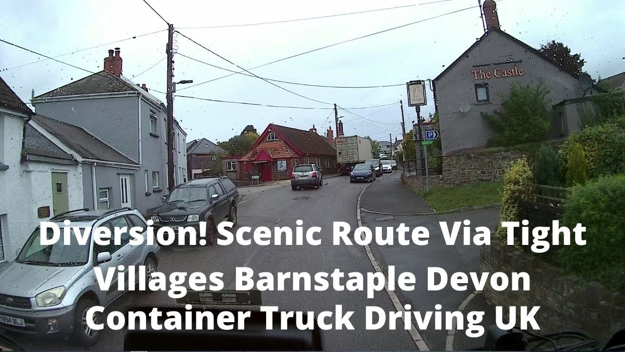 Diversion! Scenic Route Via Tight Villages To Barnstaple North Devon