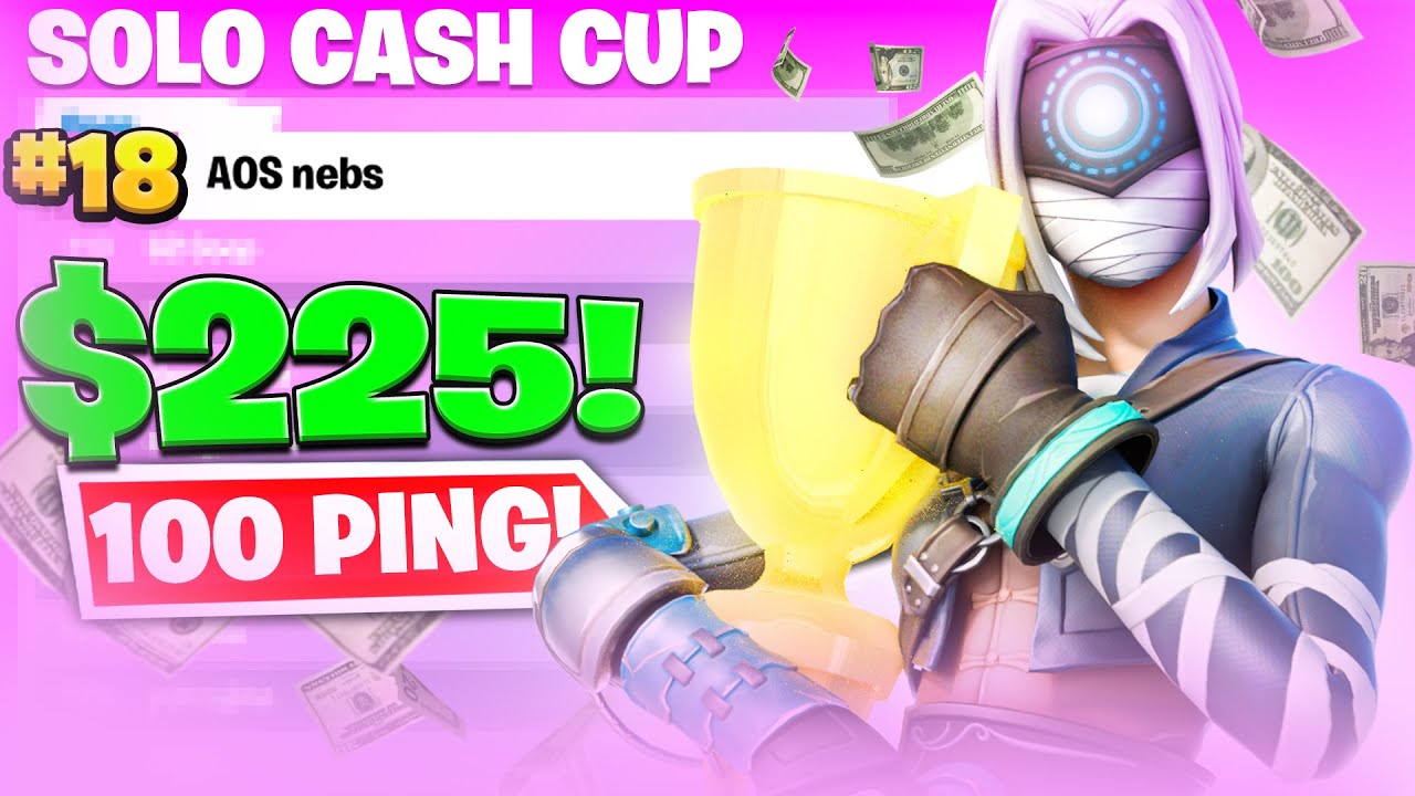 18TH PLACE in NAE SOLO CASH CUP on 100 PING! 🏆 ($225) | AOS Nebs
