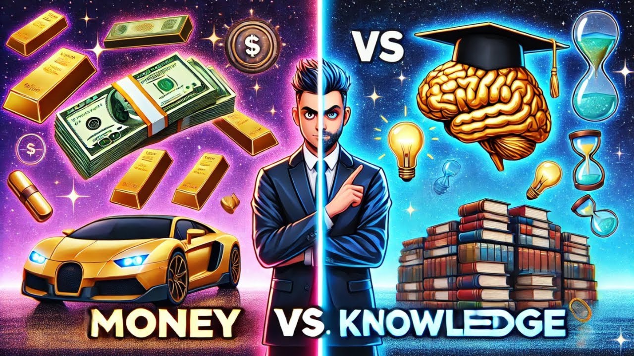 Money vs Knowledge - Which is powerful -Reality of money and knowledge.