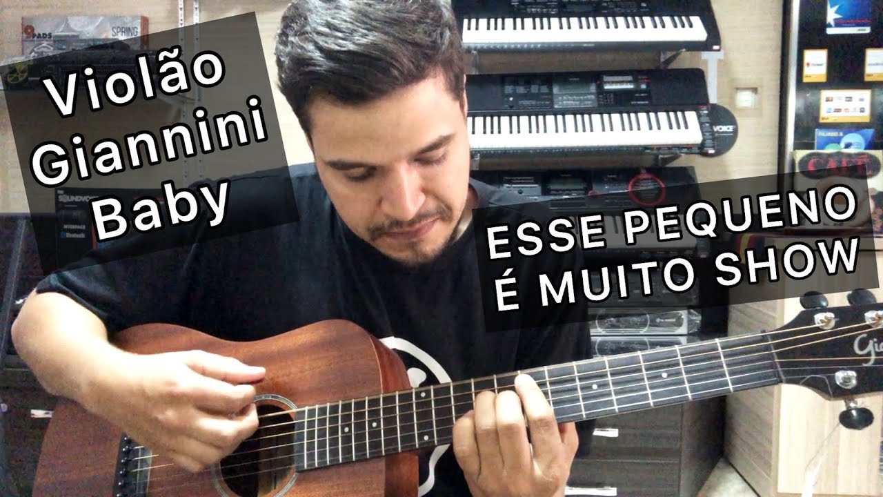 Testando o Viol&atilde;o Giannini GTG36S Baby - Olha S&oacute; Que Massa!
