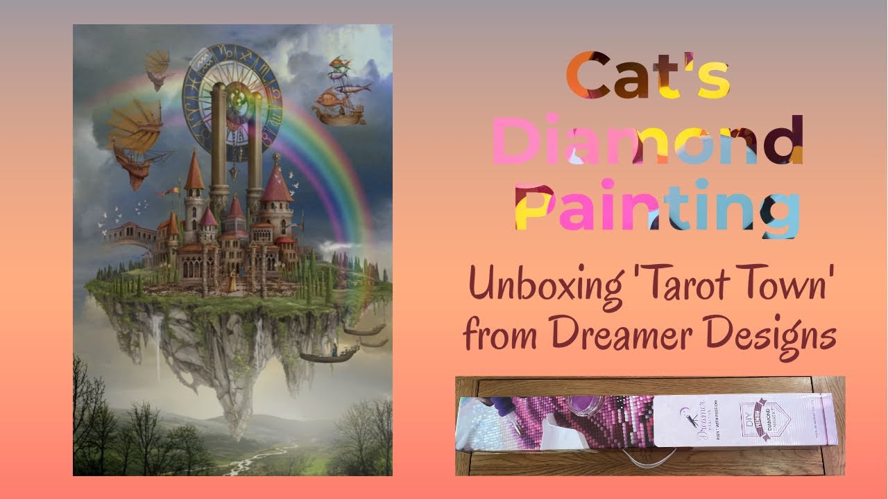 Unboxing Tarot Town from Dreamer Designs | My First Look At The Upgraded Dreamer Designs Kits!