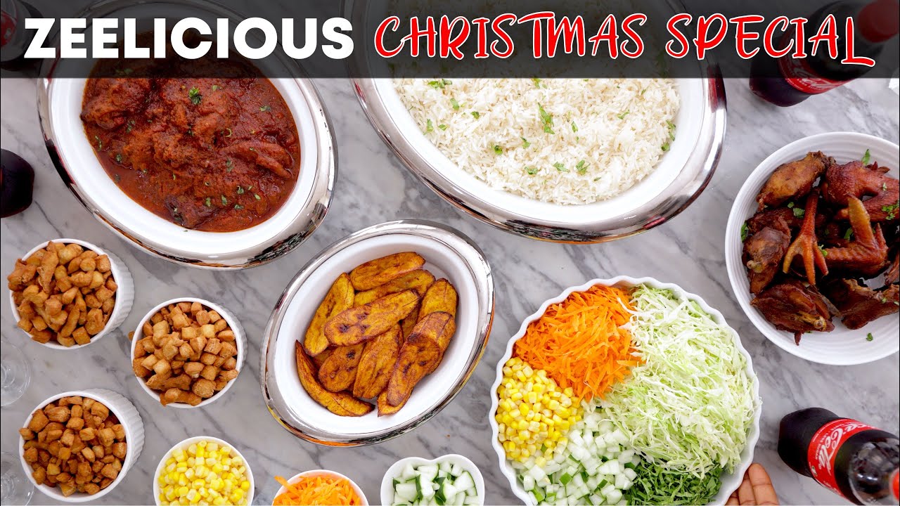 What a Nigerian Family of 9 Eats on Christmas Day EVERY YEAR- Christmas Day Lunch - Zeelicious Foods