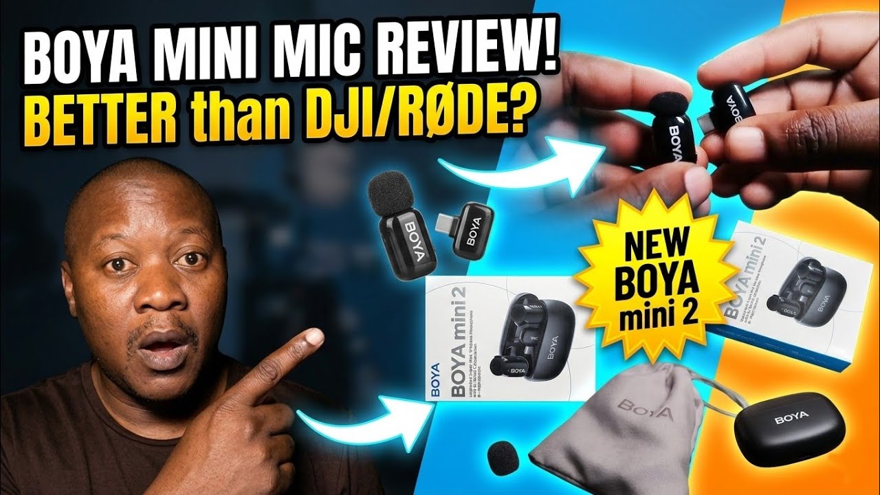 Boya mini 2 wireless microphone review 
