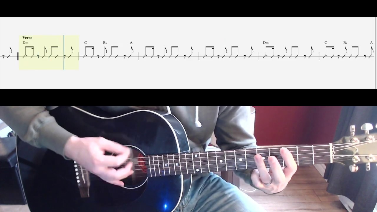 Sultans of Swing Guitar Play Along (Barre Chords and Rhythm only) Watch and Learn Guitar Lesson