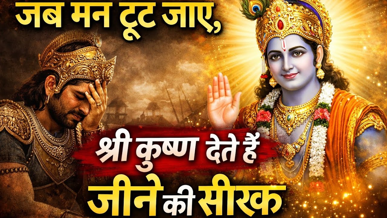 जब मन टूट जाए तब श्री कृष्ण की यह कथा ज़िंदगी बदल देती है | Jay Shri Krishna 🙏