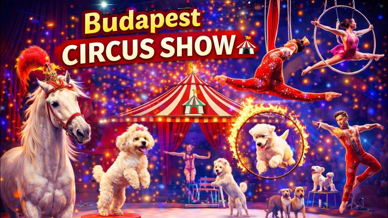 Amazing Budapest Circus 🎪 Dogs, Horses & Acrobats