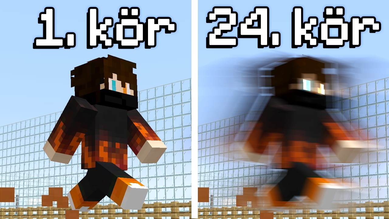 Minecraft Futóverseny, de Mindenki Egyre Gyorsabb!
