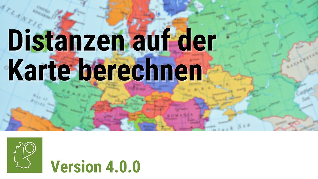 Distanzen auf der Karte messen - Luftlinie und Entfernung auf dem Stra&szlig;ennetz