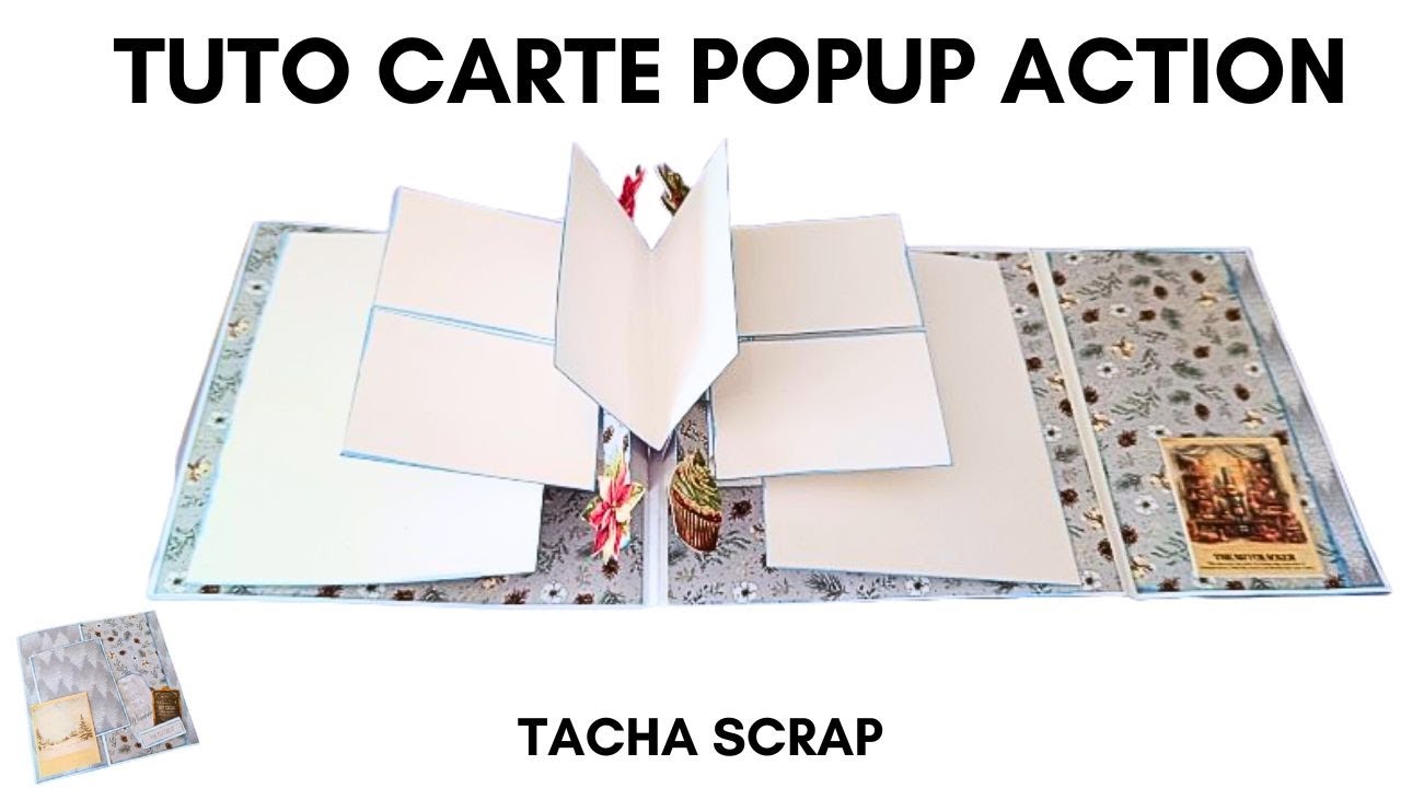 Tuto carte popup originale multi emplacements #scrap #diy #tuto