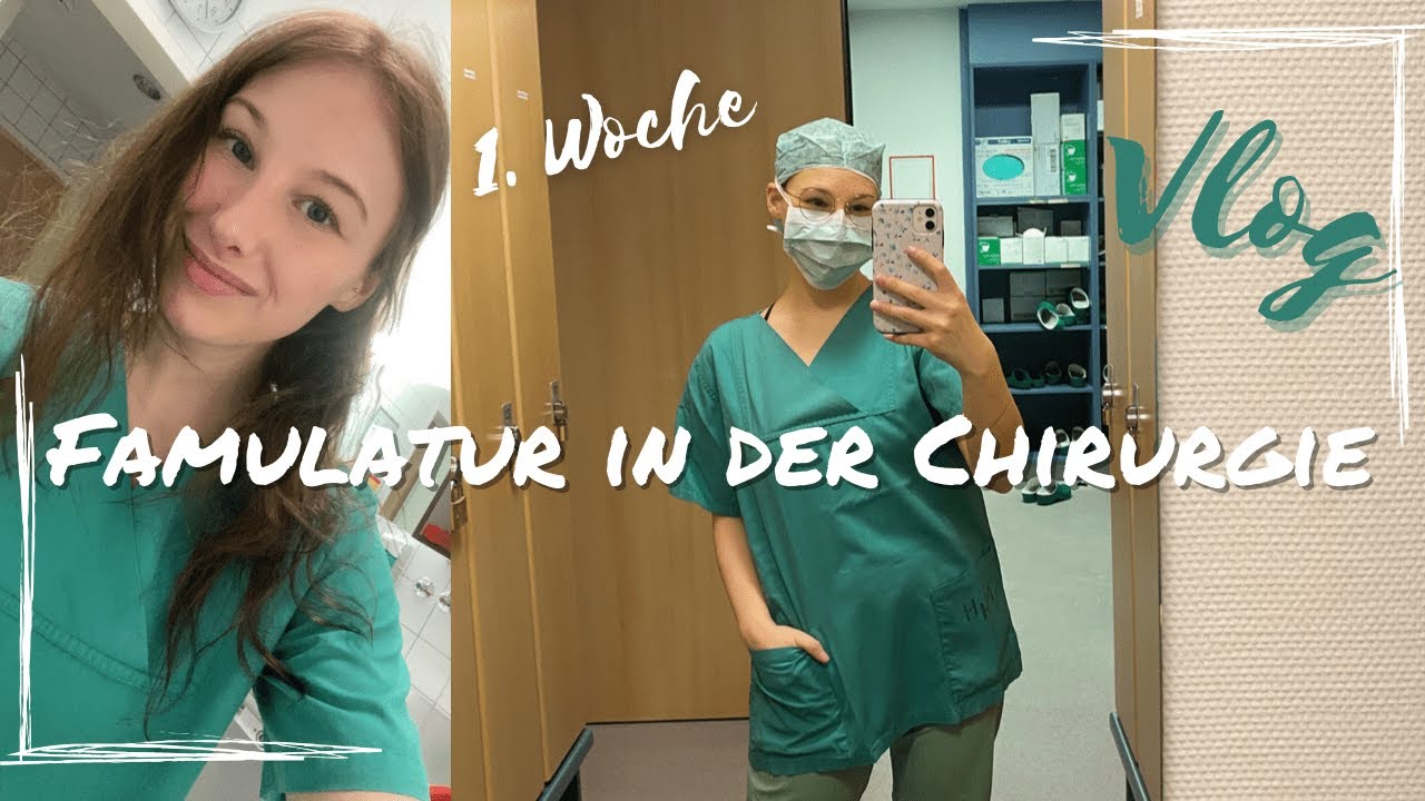 Famulatur in der Viszeralchirurgie🩸| 1. Woche | OP Assistenz | peinliche Story | Selbstzweifel