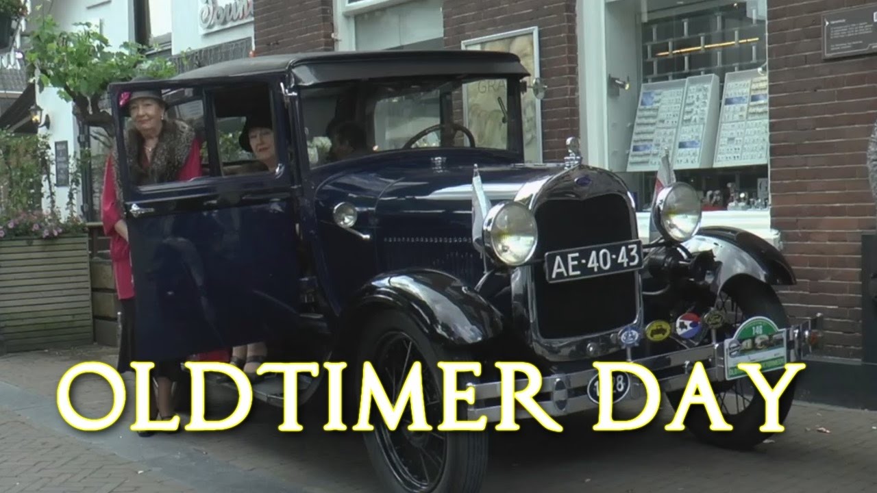 Oldtimer day Zoetermeer The Netherlands 4K (ultra HD)