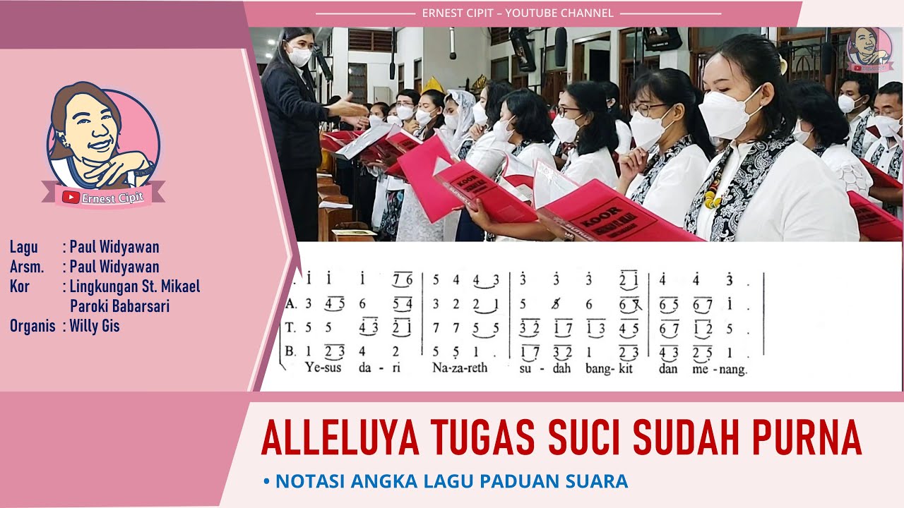 Lagu Komuni Masa Paskah Alleluya Tugas Suci Sudah Purna Madah Bakti 444