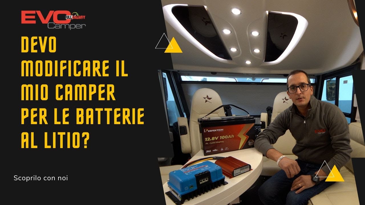 Posso mettere le batterie al litio sul mio camper senza modificarlo? Scopriamolo