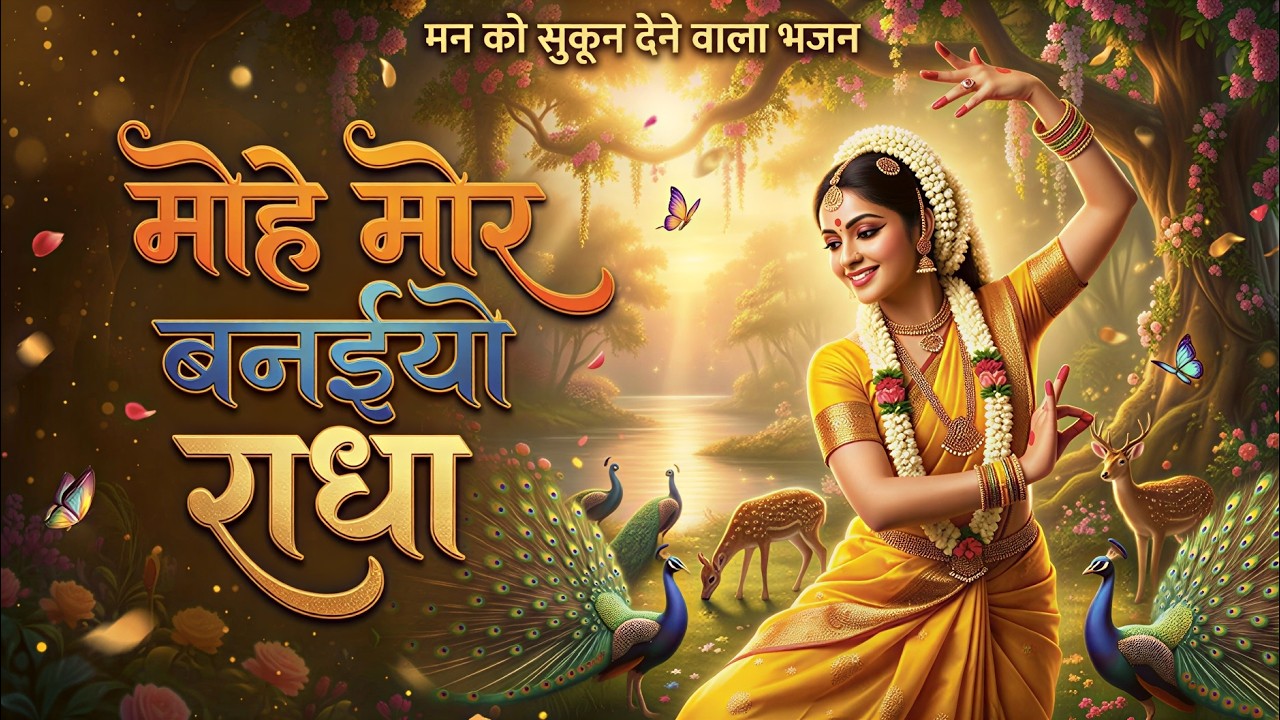 मोहे मोर बनइय्यो राधा | Mohe Mor Banaiyo Radha Apne Vrindavan Ko | Peaceful Radha Krishna Bhajan