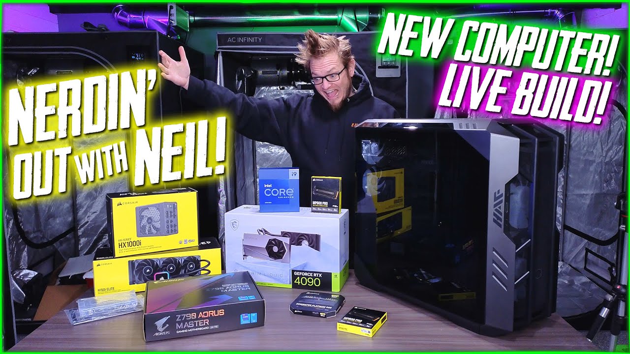 Nerdin' Out With Neil! Editing PC Build LIVE!