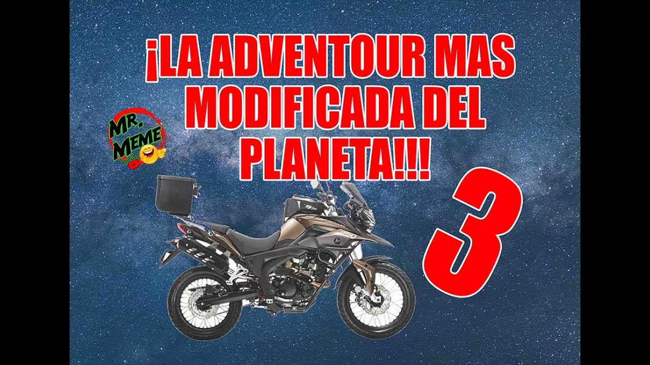 La adventour Mas modificada del Planeta 3!!!! #Rx3 #Adventour250 #CorvenTouring250 #Italika250