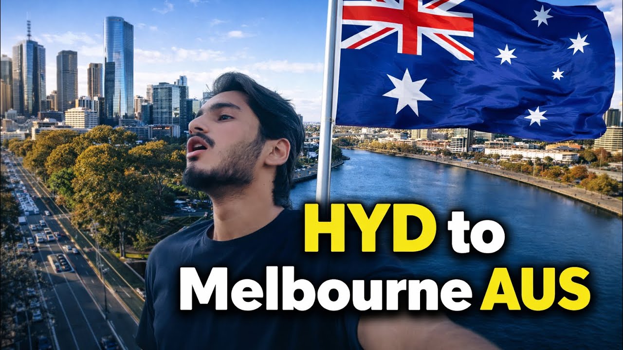 🇮🇳Hyderabad to Melbourne (Australia 🇦🇺🦘)cathe pacific✈️premium class HKG TO MEL🛩️