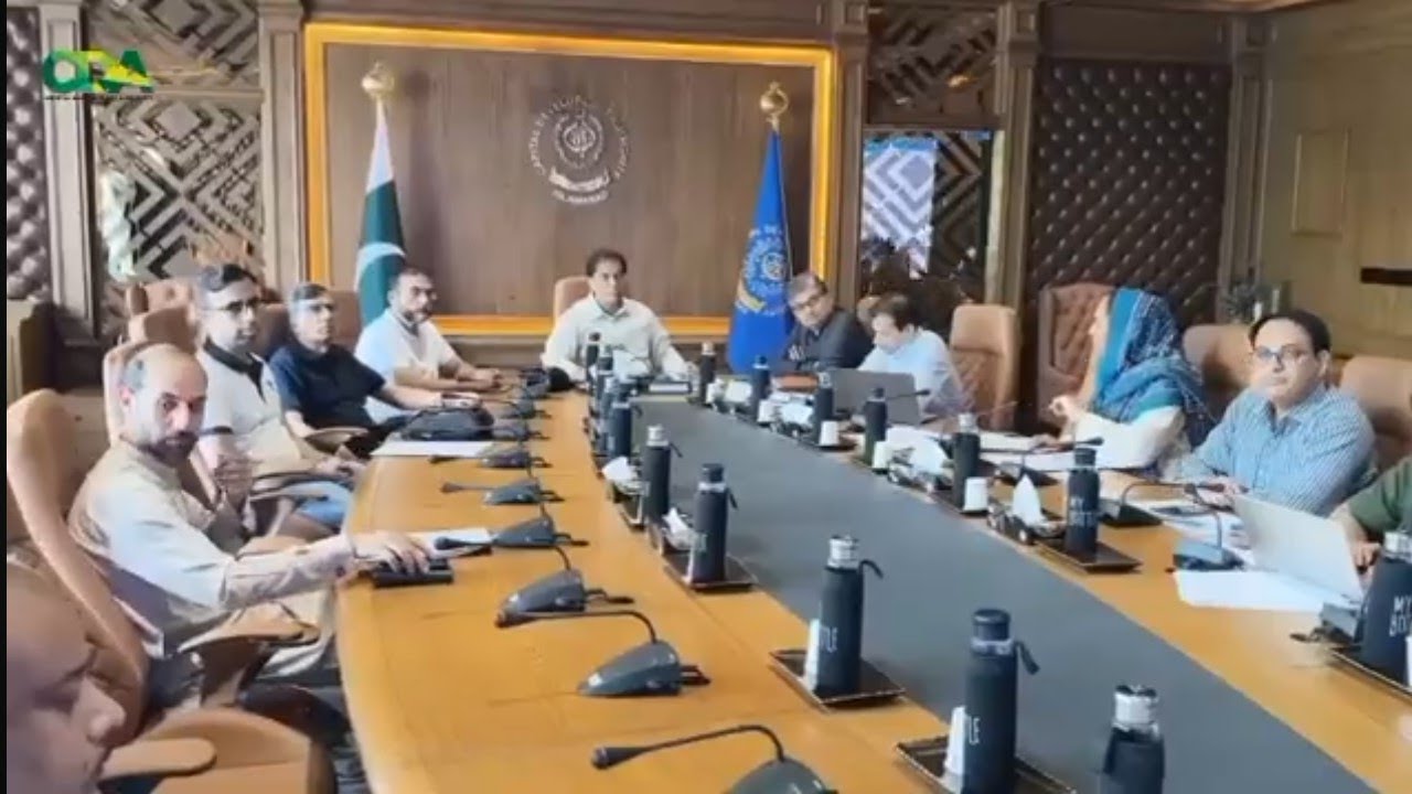 Chairman CDA Directs Timely Completion of Development Projects in Islamabad | CDA