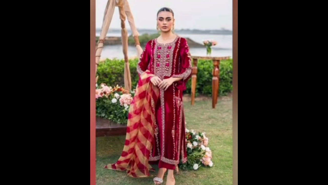 #velvet dress design ideas #winter velvet best colors 