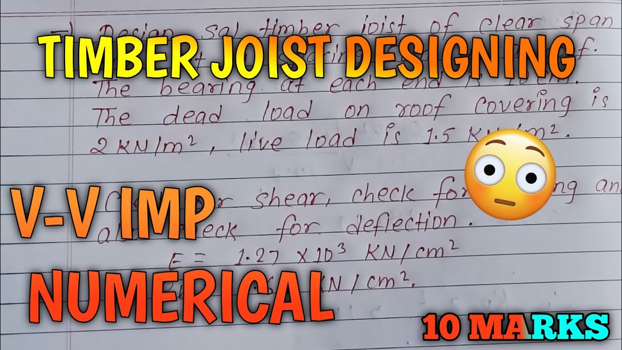 DESIGNING OF TIMBER BEAM | MUST IMPORTANT NUMERICAL | TIMBER SECTION | @Er.dipesh186 | #trending