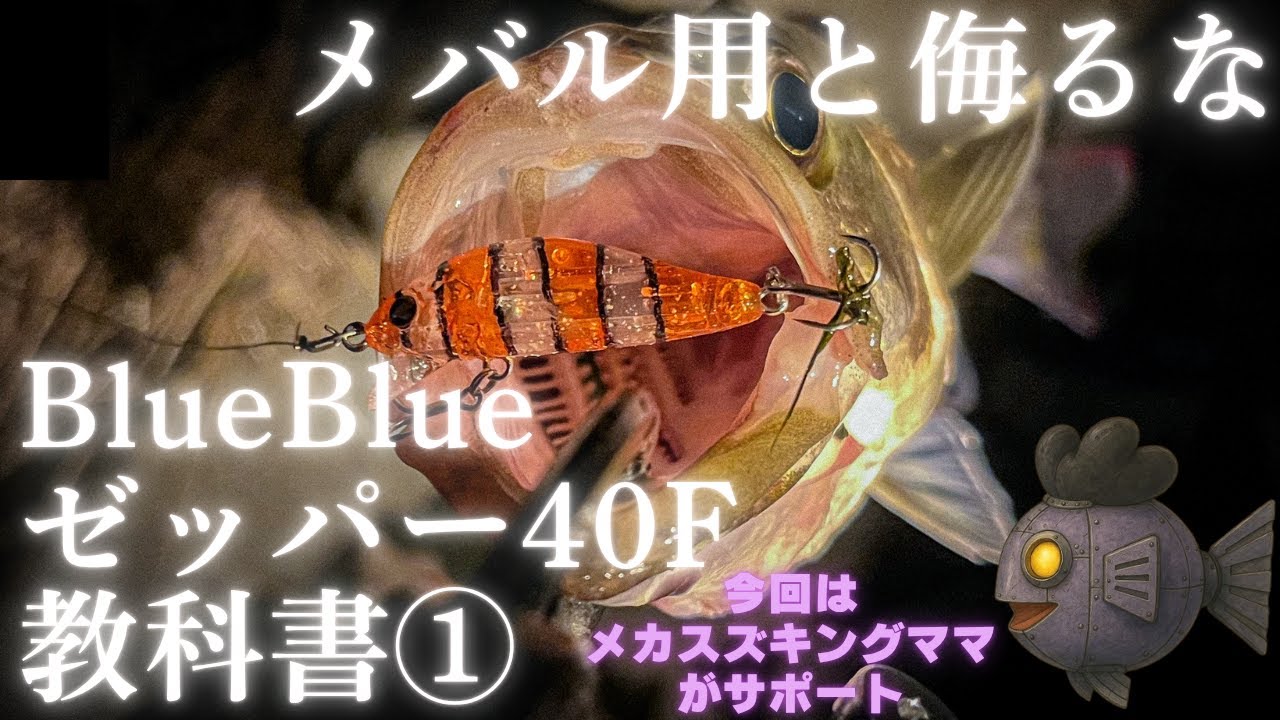 【荒川】BlueBlueゼッパー40Fの教科書①／シーバス釣り／ハクパターン／湾奥