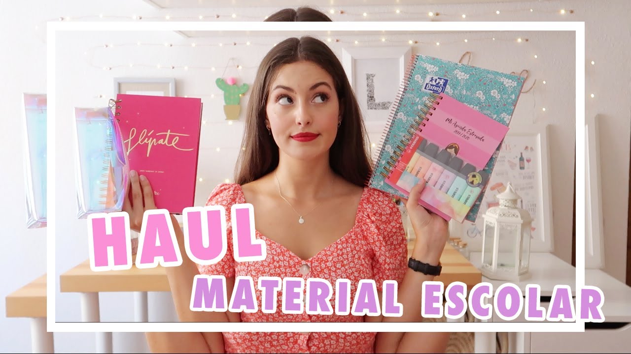 SÚPER HAUL de MATERIAL ESCOLAR + ORGANIZACIÓN para la UNIVERSIDAD || Lalia Benchelef