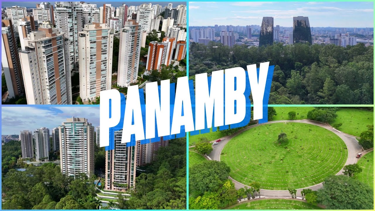 Drone no Panamby: Edifícios, Túmulo de Ayrton Senna, Cemitério do Morumby e arredores - São Paulo