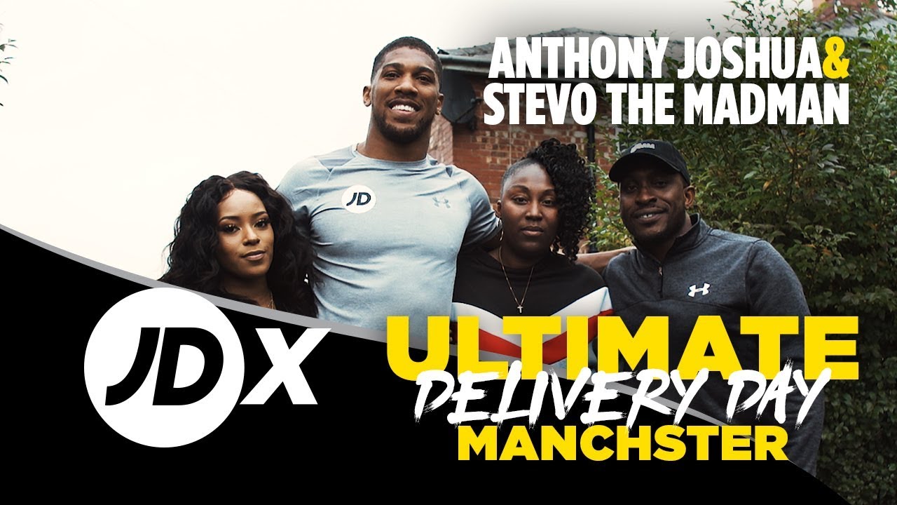 Anthony Joshua Surprises JDX Customer With Ultimate Delivery Featuring Stevo The Madman