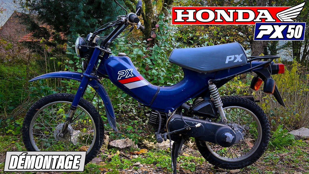 Restauration Honda PX 50 1984 [Démontage complet]