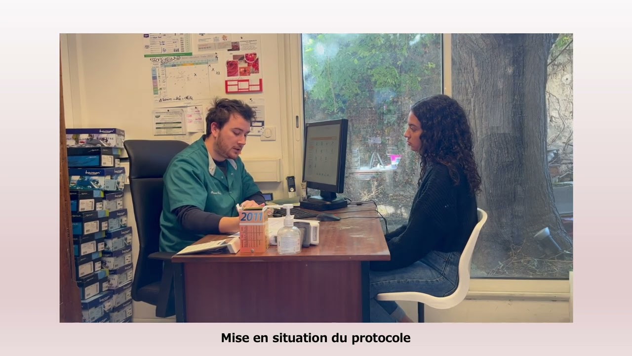 Tutoriel Cystite 3/3  - Mise en situation au comptoir
