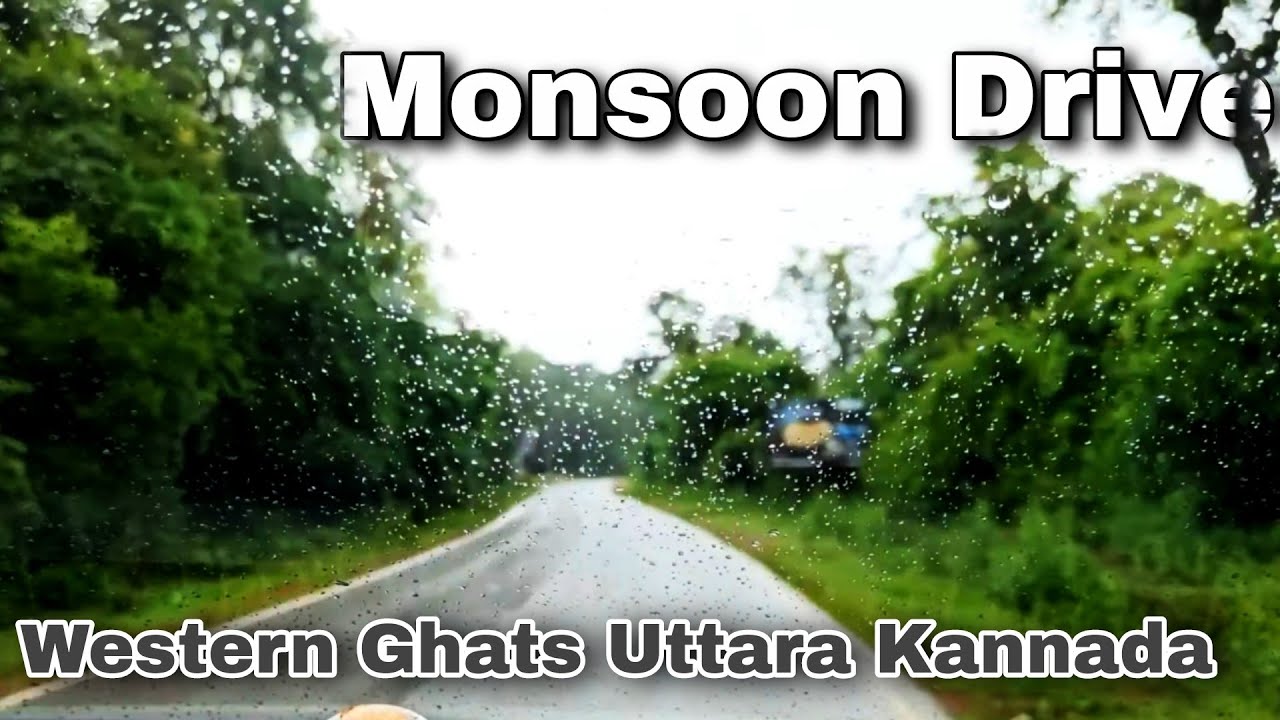 Monsoon Drive in Western Ghats of Karnataka - Rainy Day - Kia Sonet - Vlog - Uttara Kannada