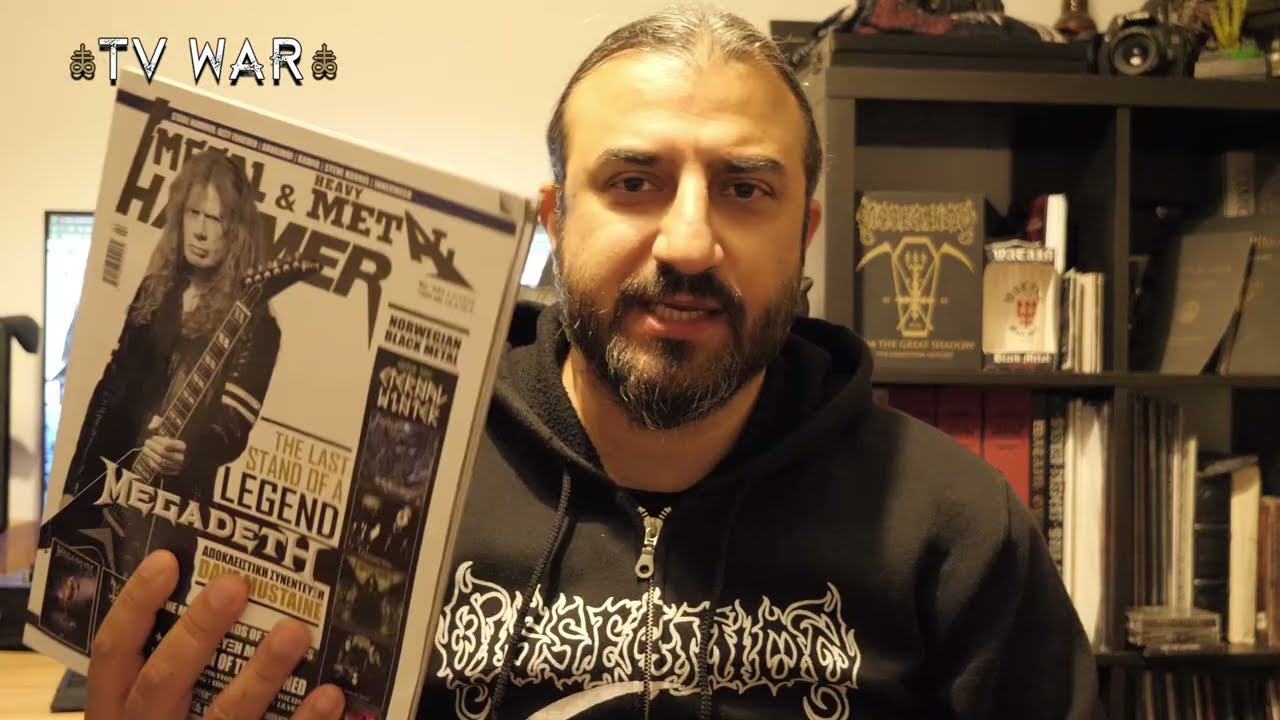 Mayhem Liturgy of Death unboxing και Metal Hammer τεύχος