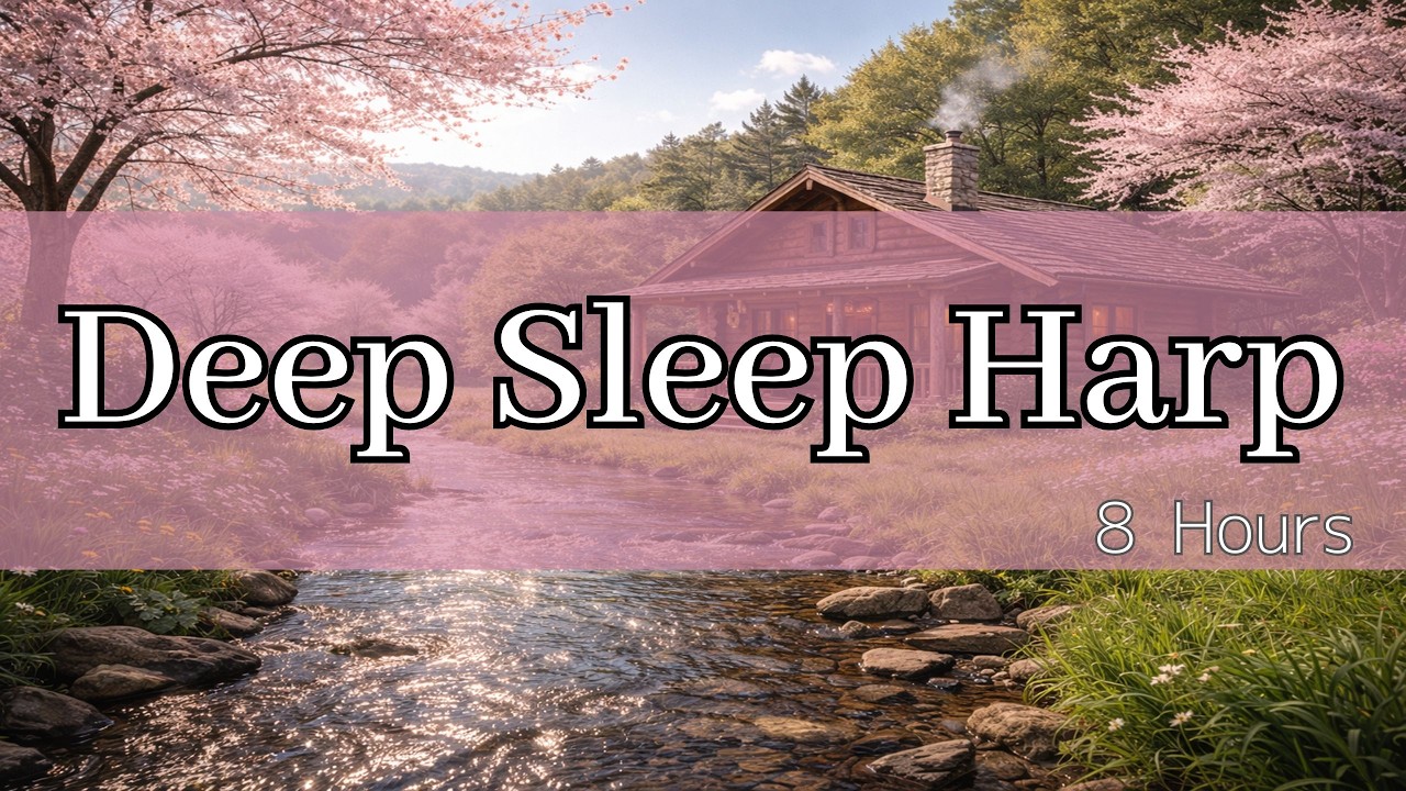 Spring Healing BGM | Gentle Harp Music