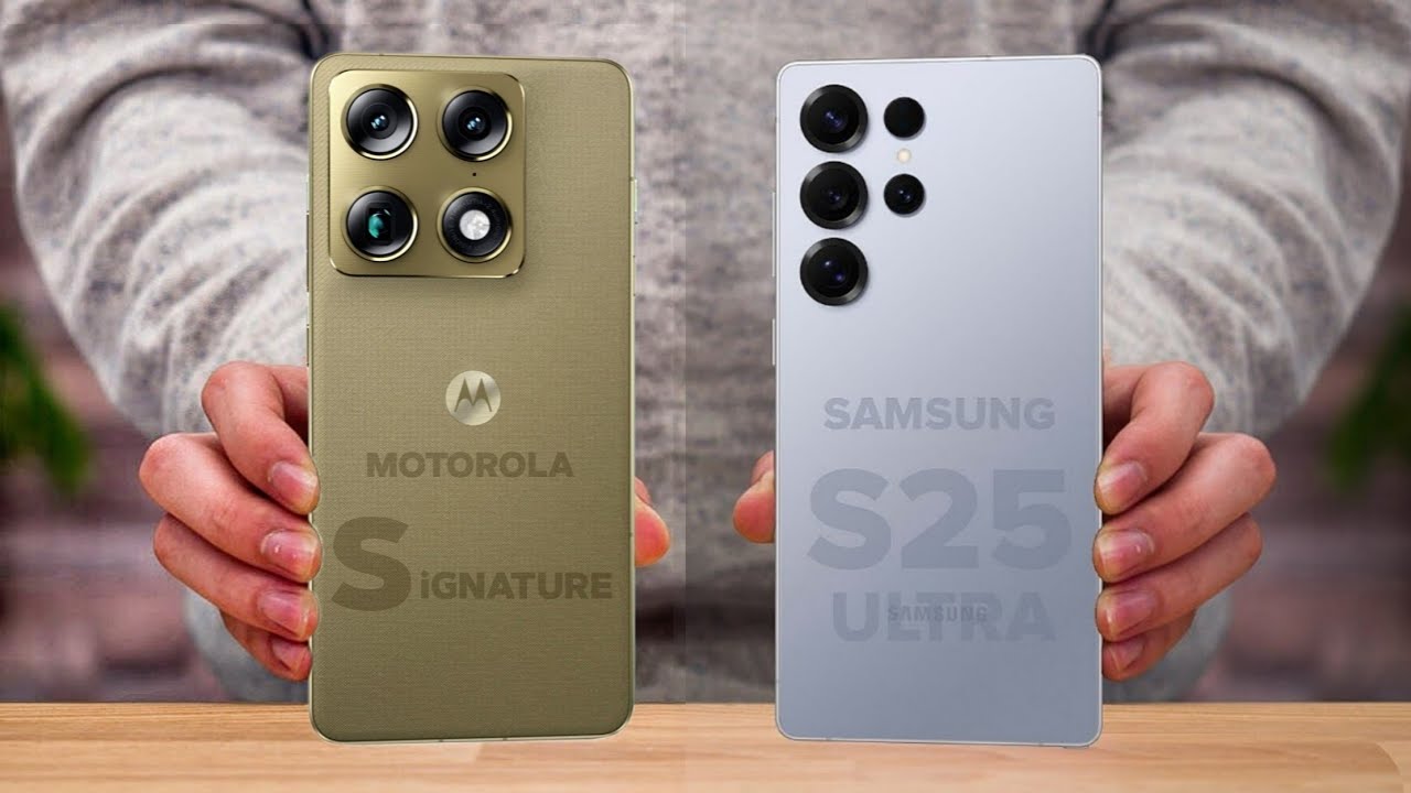 Motorola Signature Vs Samsung Galaxy S25 Ultra - Which One is Batter For You ⚡