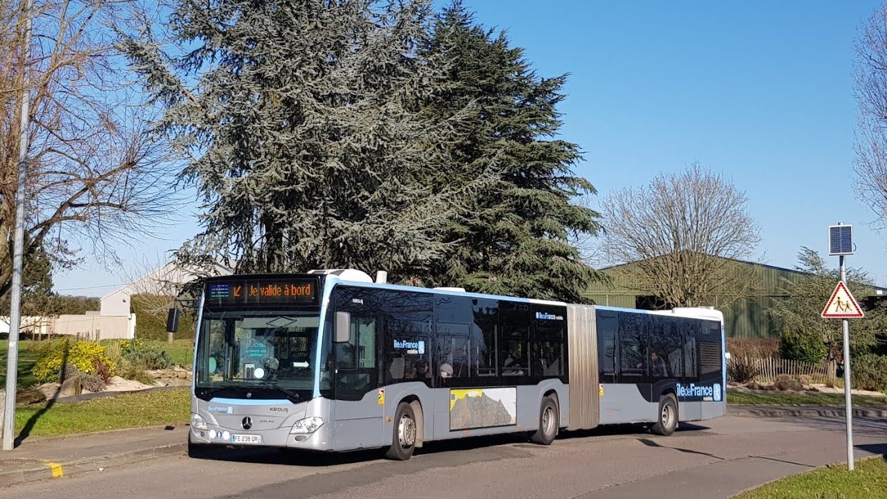Voyage en Mercedes Citaro GC2 numéro 184003 sur la ligne R1 de Keolis CIF