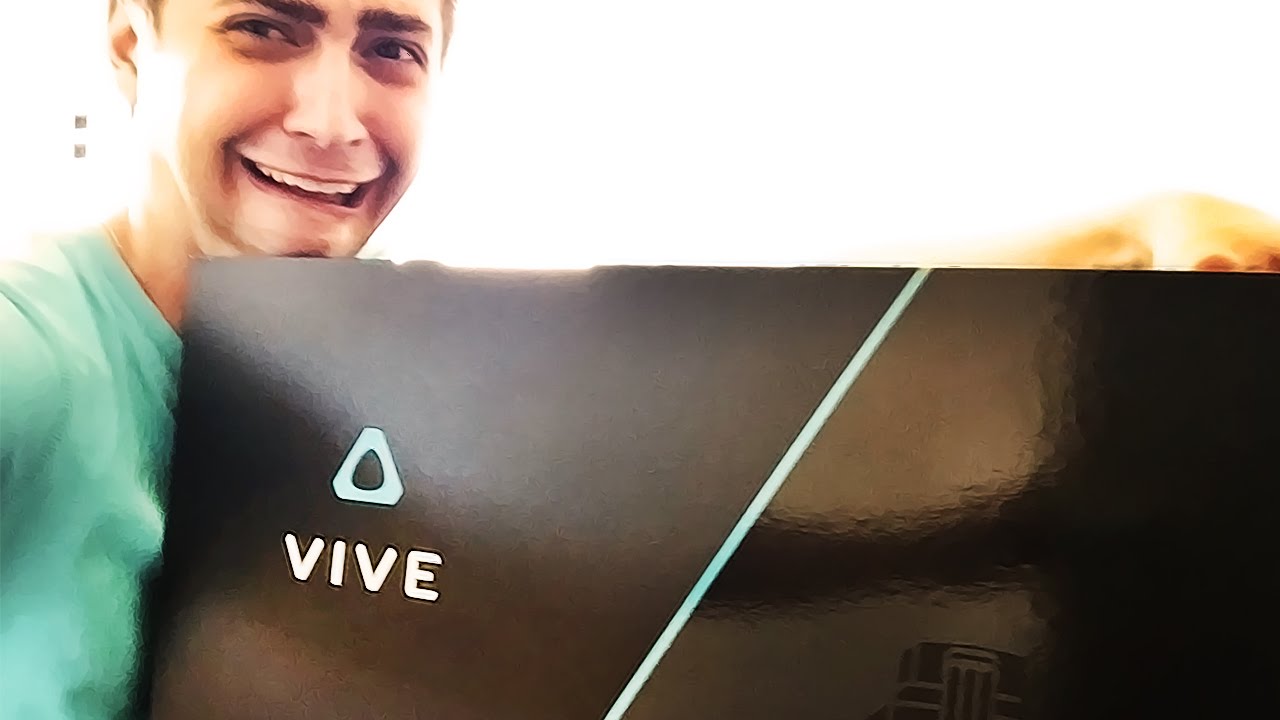TO MUITO ANIMADO! - UNBOXING HTC VIVE