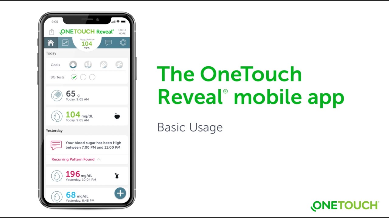The OneTouch Reveal® Mobile App - Basic Usage